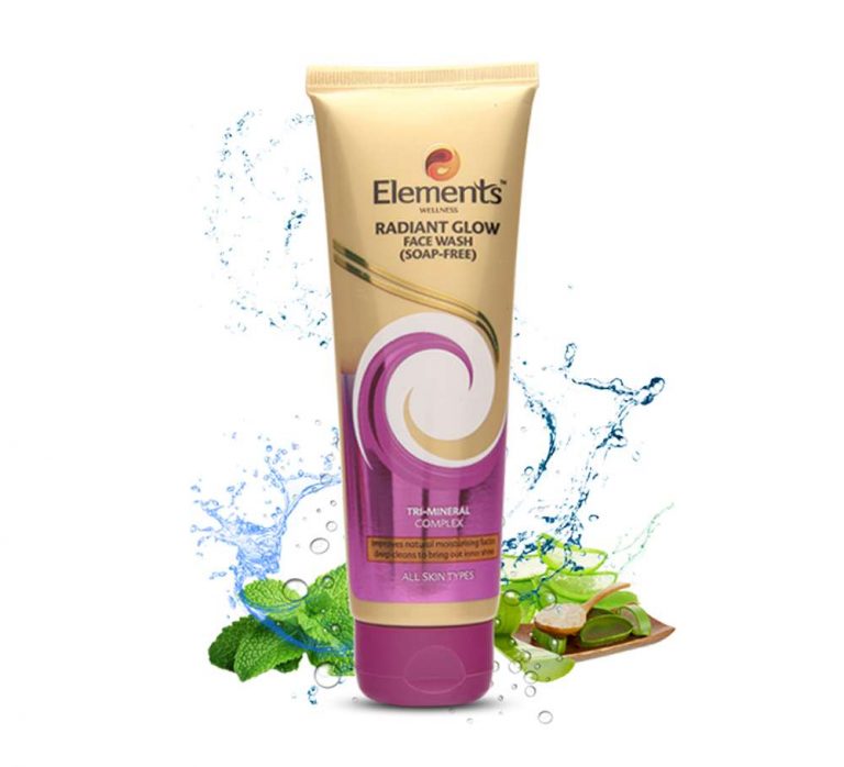 Elements Radiant Glow Face Wash GelBased SoapFree 100 gm Big