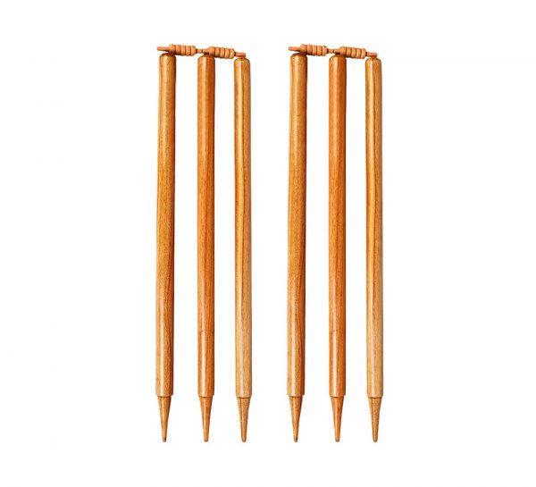 WillCraft Brown Stumps and Bail_Pack of 6