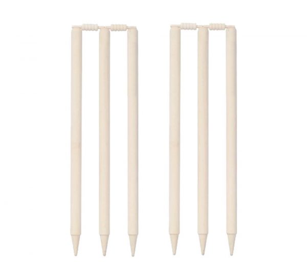 WillCraft White Stumps and Bail_Pack of 6