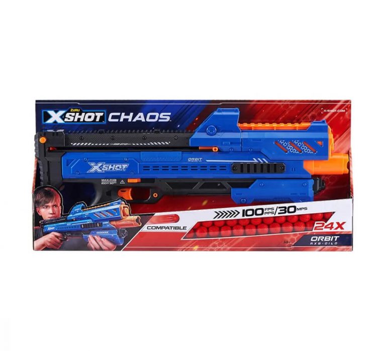 XShot Chaos Orbit 24 Dart Balls Dart Ball Blaster Big Value Shop