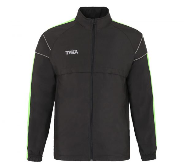 Tyka Pitch Tracksuit Upper Black_Front