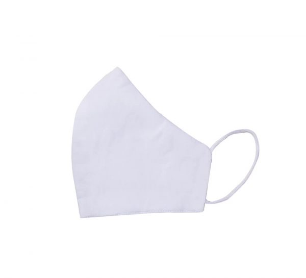 Cotton Mask_2ply_solidwhite
