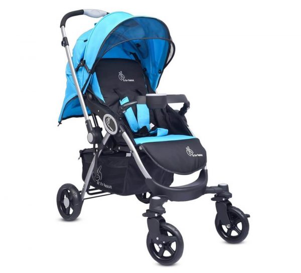 R for Rabbit Chocolate Ride Baby Stroller & Pram_Blueblack