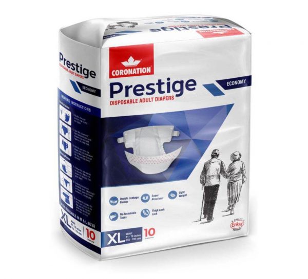 Coronation Prestige Disposable Adult Diapers_X-Large