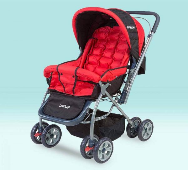 LuvLap Starshine Baby Stroller Red_cover