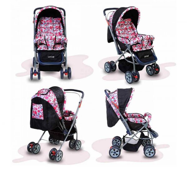 LuvLap Starshine Baby Stroller Red_cover6