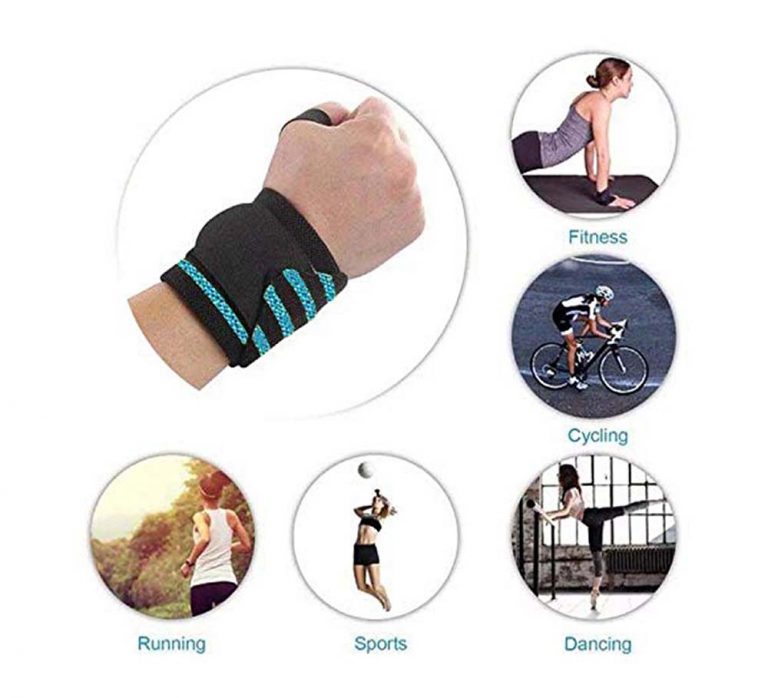 WillCraft Wrist Support Band Wrist Band For Gym With Thumb Loop