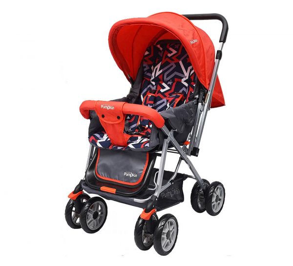 Little Pumpkin Kiddie Kingdom Baby Stroller & Prams_BlackRed