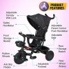 LuvLap Galaxy Baby Tricycle_Black1