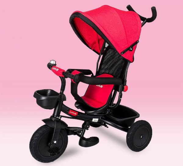 LuvLap Galaxy Baby Tricycle_Red