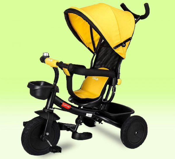 LuvLap Galaxy Baby Tricycle_Yellow