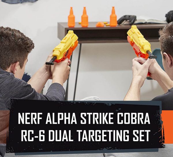 NERF Alpha Strike Cobra RC-6 Blaster and Target Set 