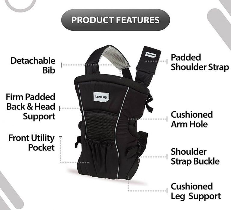 LuvLap Blossom Baby Carrier Assorted Big Value Shop