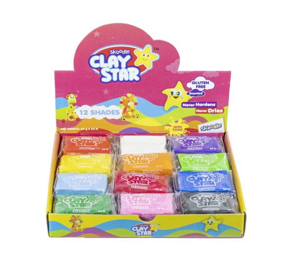 Skoodle Clay Star_Pack of 24