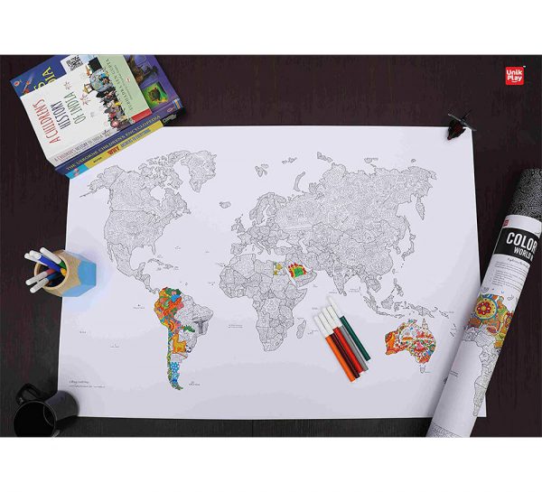 Unikplay Coloring World Map_cover2