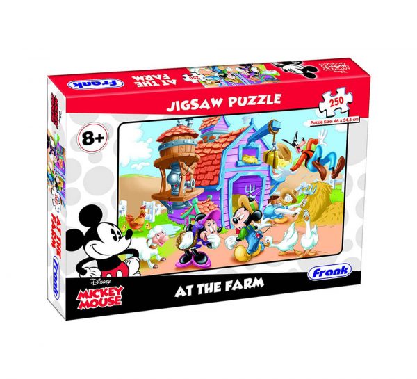 Frank 250 Pieces Jigsaw Puzzle_MickeyMouse-AtTheFarm_cover