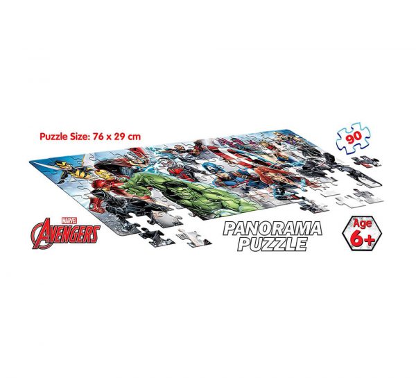 Frank Marvel Avengers Panorama Puzzle_cover2