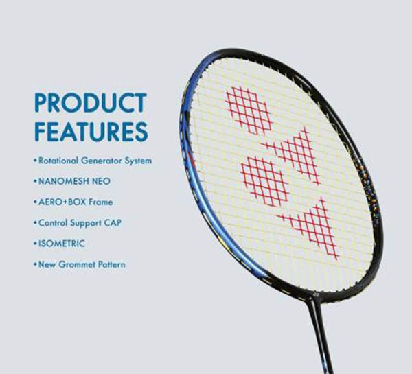 Yonex Astrox Smash Badminton Racquet_BlackIceBlue 4