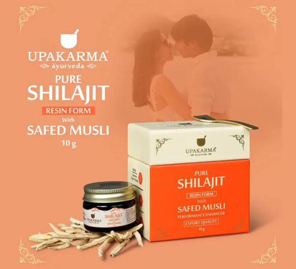 Upakarma Ayurveda Pure Shilajit Resin with Safed Musli_cover1