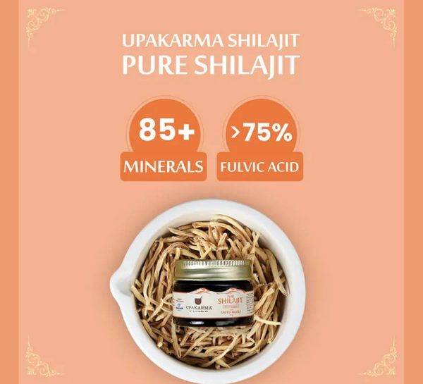 Upakarma Ayurveda Pure Shilajit Resin with Safed Musli_cover2