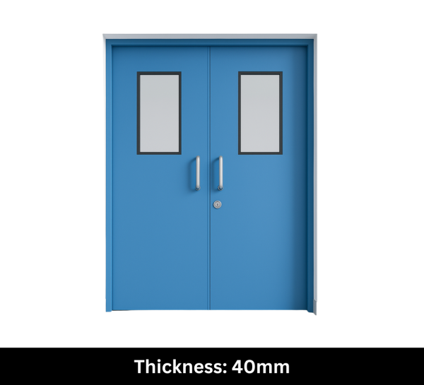 PUF Panel Clean Room Doors-DoubleLeaf-Thickness-40mm