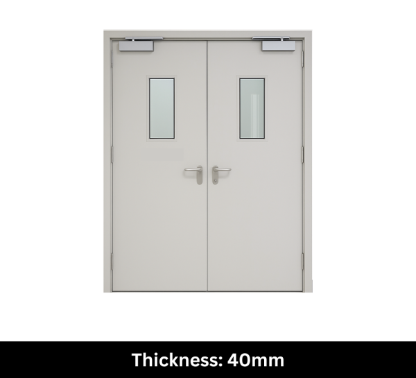 PUF Panel Operating Theatre Door-DoubleLeaf-Thickness-40mm